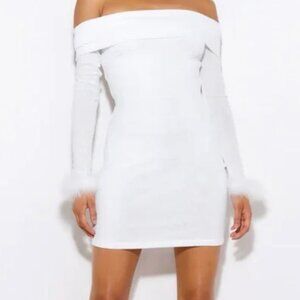 Need Main Style Mini Dress White